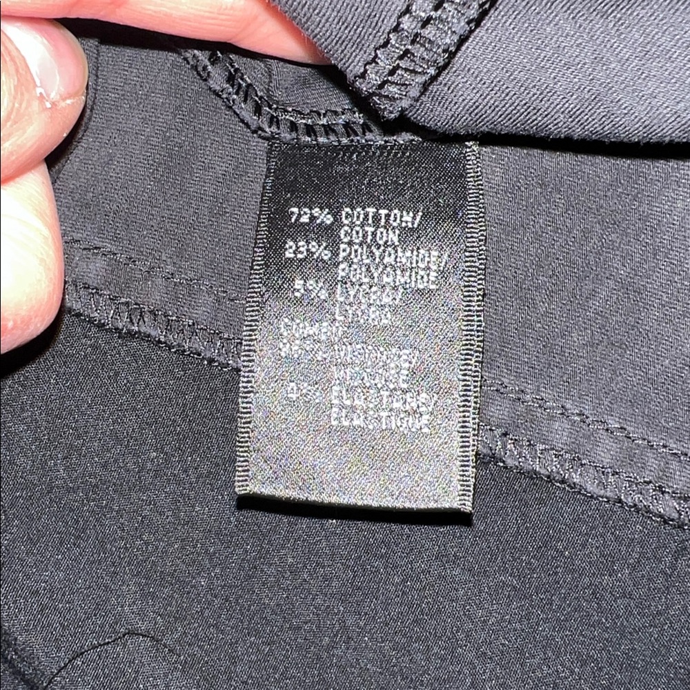 Lafayette 148 New York Black Button Down Shirt - Picture 6 of 6